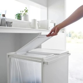 Fehér fém szelektív szemetes Tower – YAMAZAKI