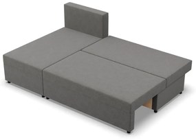 Nobu sarokkanapé, fonott, univerzális oldal, fekete