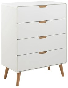 Fehér komód 80x100x40 cm Lowell – Actona
