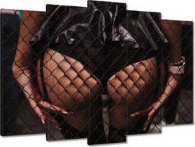 Vászonkép 70x50 Formás popsi a rács mögött