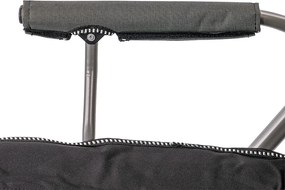 Leziter Comfort karfás horgász szék pohártartóval szürke