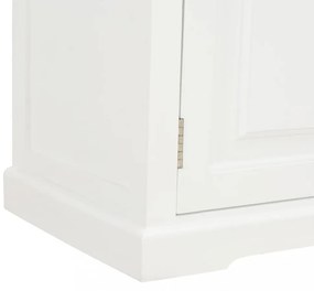 fehér fa TV-szekrény 90 x 30 x 40 cm