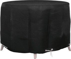 vidaXL kerek kerti bútorhuzat 6 fűzőlyukkal Ø125 x 75 cm