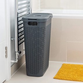 Effect Slim Hamper szürke szennyeskosár, 40 l - Addis