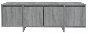 szürke sonoma színű szerelt fa TV-szekrény 120x30x40,5 cm