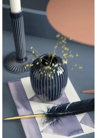 Hammershoi sötétkék agyagkerámia váza, magasság 10 cm - Kähler Design