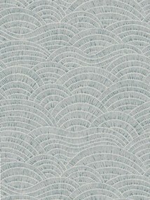 Esselle Home Elemental Dalty drapp-kék hullámos texturált vlies tapéta – 100626EH