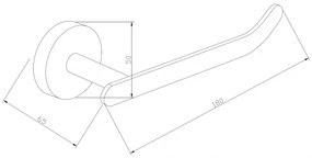 Mexen kiegészítők, LOFT WC papír tartó, fekete, 7012633-70