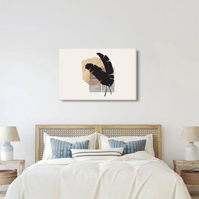 Kép - Absztrakció trópusi levelekkel N⁰4 (90x60 cm)