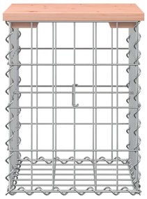 tömör duglászfenyő gabion kerti pad 33x31x42 cm