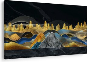 Kép - Arany hegyek (90x60 cm)