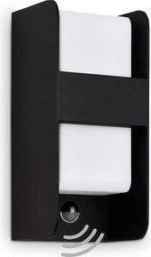 5, Kültéri lámpa Fali Lámpa mozgásérzékelő fekete