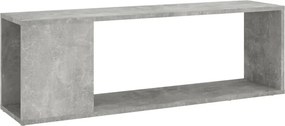 vidaXL betonszürke szerelt fa TV-szekrény 100 x 24 x 32 cm