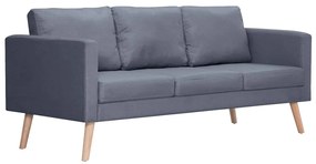 vidaXL sötétszürke 3 személyes szövet kanapé