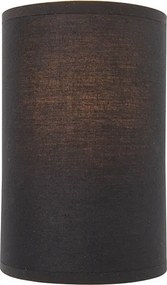 Modern fali lámpa fekete és arany - Simple Drum