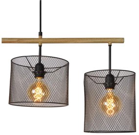 Lucide 45459/04/30 - Csillár zsinóron BASKETT 4xE27/60W/230V