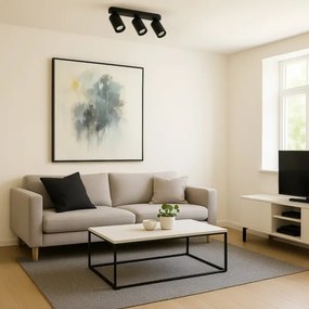 Rabalux 73083 - YORLI fekete spotlámpa 3xGU10/7W/230V