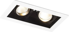 RENDL BONDY II zápustná bílá 230V LED 2x7W 24° 3000K