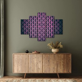 Lila textúrás kép (150x105 cm)