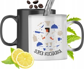 Színváltós Mágikus Bögre Szakácsoknak, fényképes nyomattal