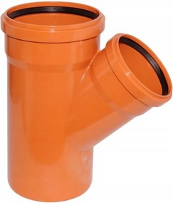 Pvc Lefolyócső Pp 160/160/45° Narancssárga Kiváló Minőség