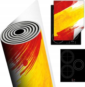 Tűzhelyvédő Szőnyeg Asztali Dekoráció 40x52 piros sárga