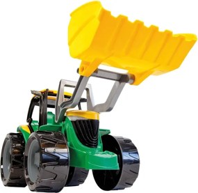 65 cm-es traktor lapáttal, zöld/sárga