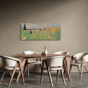 Kép - Georges Seurat, A Summer Landscape, reprodukciók (120x50 cm)