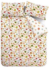 Barna kétszemélyes-hosszabbított ágyneműhuzat 230x220 cm Autumn Pumpkins – Catherine Lansfield