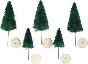 Karácsonyfadísz állványokkal 4-6 cm 5 db