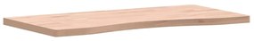 tömör bükkfa íróasztallap 80 x (36-40) x 2,5 cm