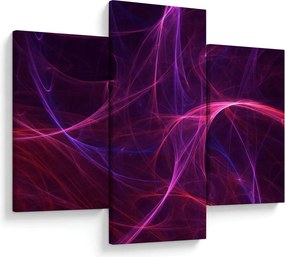 Absztrakt görbék képe (90x60 cm)