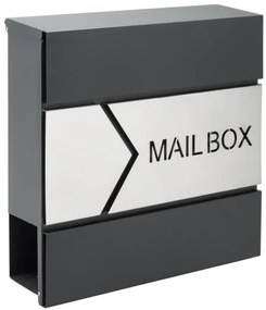monzana® Postaláda 37x11x36,5 cm - antracit