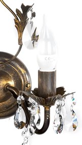 ONLI - Fali lámpa TERESA 2xE14/6W/230V bronz