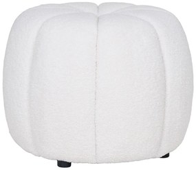 Fehér buklé puff Paisley – House Nordic