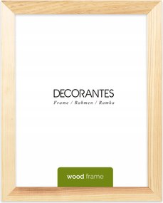 Raw képkeret natúr fenyőfából 18x24 cm