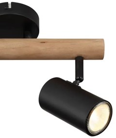 Globo 57913-2 - HERTI 2xGU10/5W/230V fa/fém spotlámpa