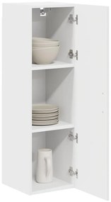 Fali konyhaszekrény polcokkal Fehér 30 x 31 x 100 cm Faanyag