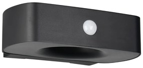 Napelemes LED fali kültéri lámpa (magasság 6 cm) Bilbao – Trio