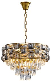 MILAGRO ML8895 LUXURIA Kristály Függesztett Lámpa Arany E14 IP20
