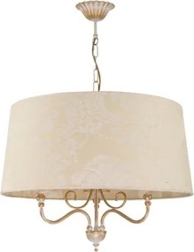Brilagi - Láncos csillár SONIA 3xE27/15W/230V átm. 56 cm krémszínű/patina