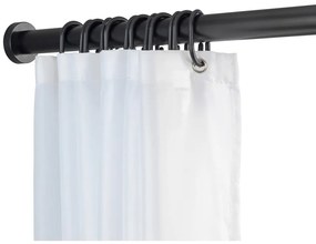 Luz fekete teleszkópos rúd a fürdőbe, hossz 110-185 cm - Wenko