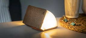 ĂsszecsukhatĂł lĂĄmpa "Smart Book" mini, barna textil - Gingko