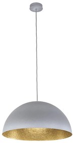 SFERA függeszték 1xE27/60W/230V, 50 cm, szürke/arany