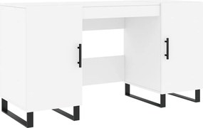 vidaXL fehér szerelt fa íróasztal 140 x 50 x 75 cm