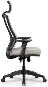 Ello ergonomikus szövet irodai forgószék deréktámasszal, fejtámasszal