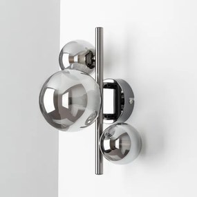Brilagi - LED Fali lámpa MILLA 3xG9/3W/230V fényezett króm/füstös