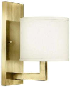 Hinkley HK-HAMPTON1-BB - Fali lámpatest HAMPTON 1xE27/60W/230V aranyszínű