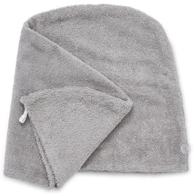 Szürke gyorsan száradó pamut hajszárító törölköző szett 2 db-os 20x13 cm Quick Dry – Catherine Lansfield