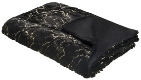 Fekete ágytakaró 150 x 200 cm GODAVARI  Beliani